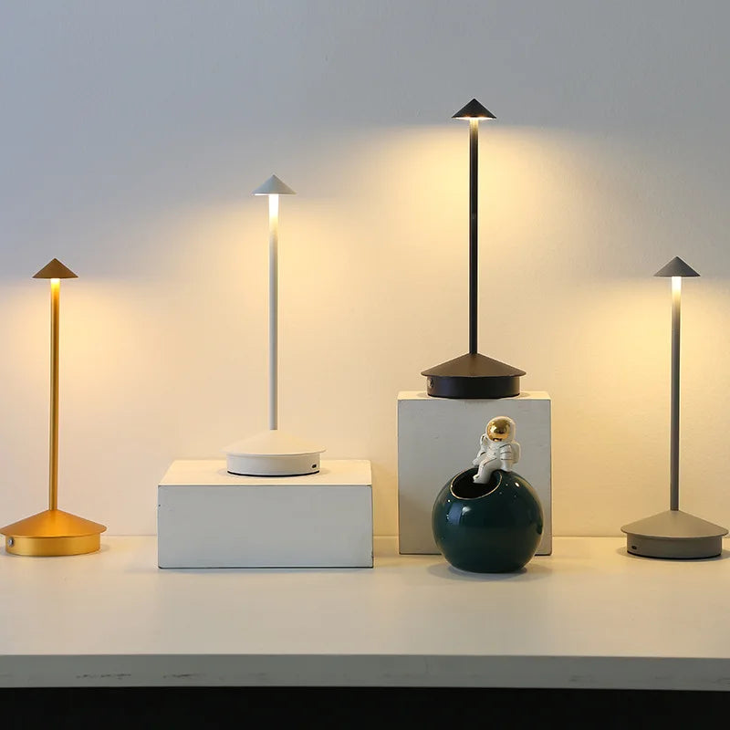 MEELANO Berøringslampe Trådløs Bordlampe Med Stemningslys Til Stue
