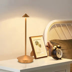 MEELANO Berøringslampe Trådløs Bordlampe Til Stue Og Soveværelse Med Stil Guld