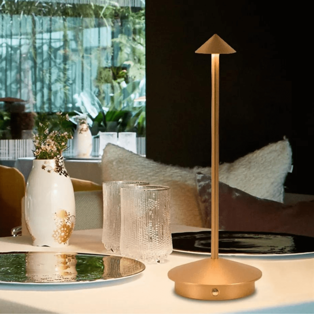 MEELANO Berøringslampe Trådløs Bordlampe Til Stue Og Soveværelse Med Stil
