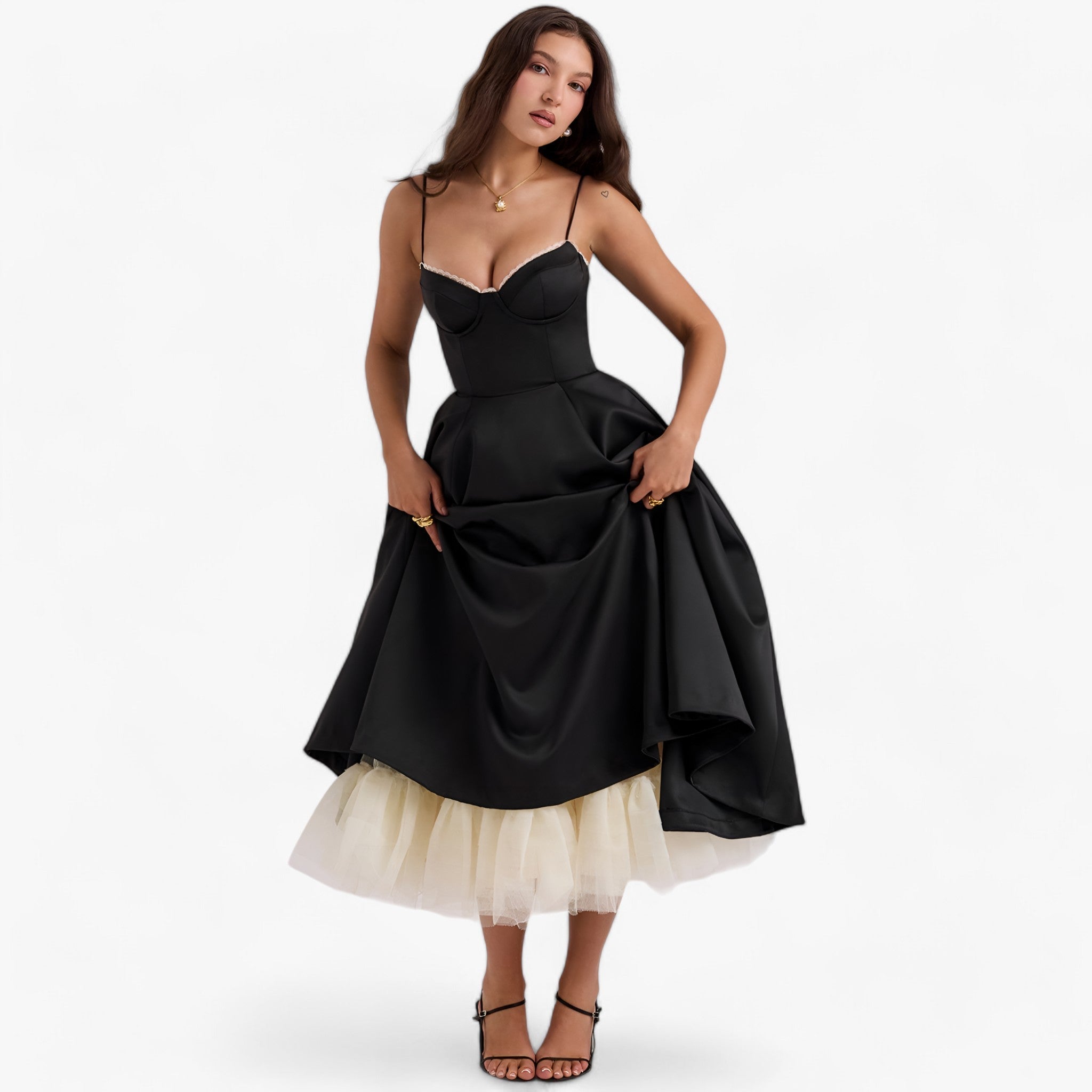 MEELANO Shela | Mademoiselle-Festkjoler – Raffineret Snit & Stilfulde Detaljer