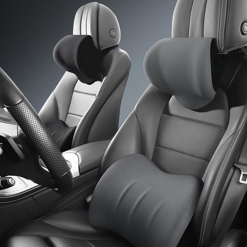 MEELANO Nakkepude Og Rygpude Til Bilen For Langvarige Køreture Og Bedre Komfort