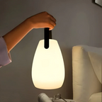 MEELANO Bærbar Vandtæt Trådløs Bordlampe Til Indendørs Og Udendørs Brug Med Fleksibel Placering Og Stilrent Moderne Design
