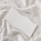 MEELANO Bæredygtig Træ Serveringsbakke 40 cm x 30 cm Hvid Stil To