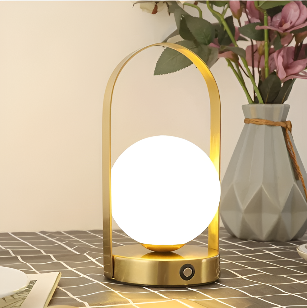 MEELANO Trådløs Bordlampe Med Lang Batteritid Til Hjemmet Og Kontor