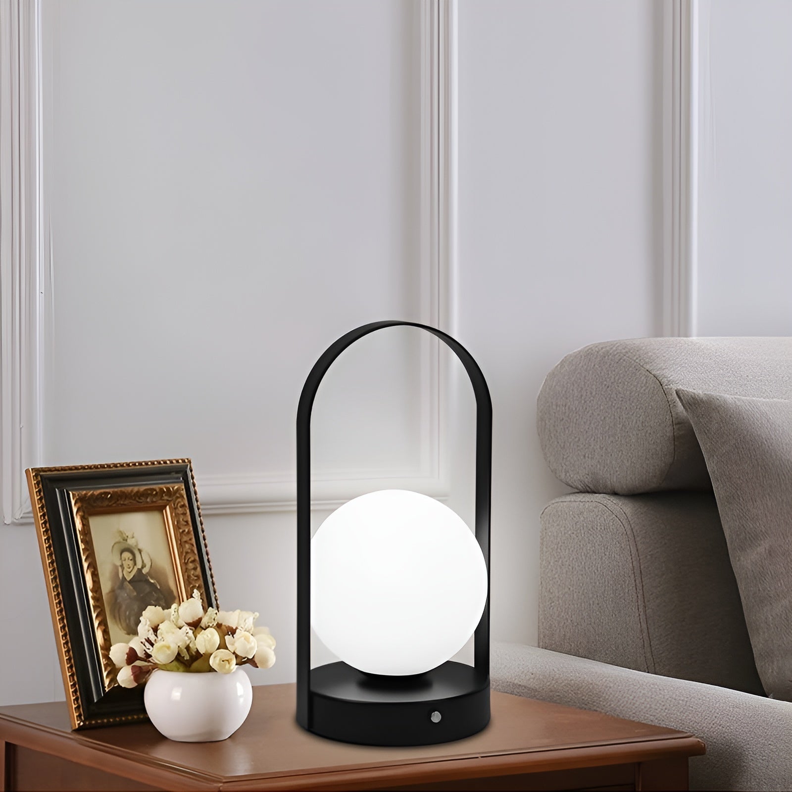 MEELANO Trådløs Bordlampe Med Lang Batteritid Til Hjemmet Og Kontor