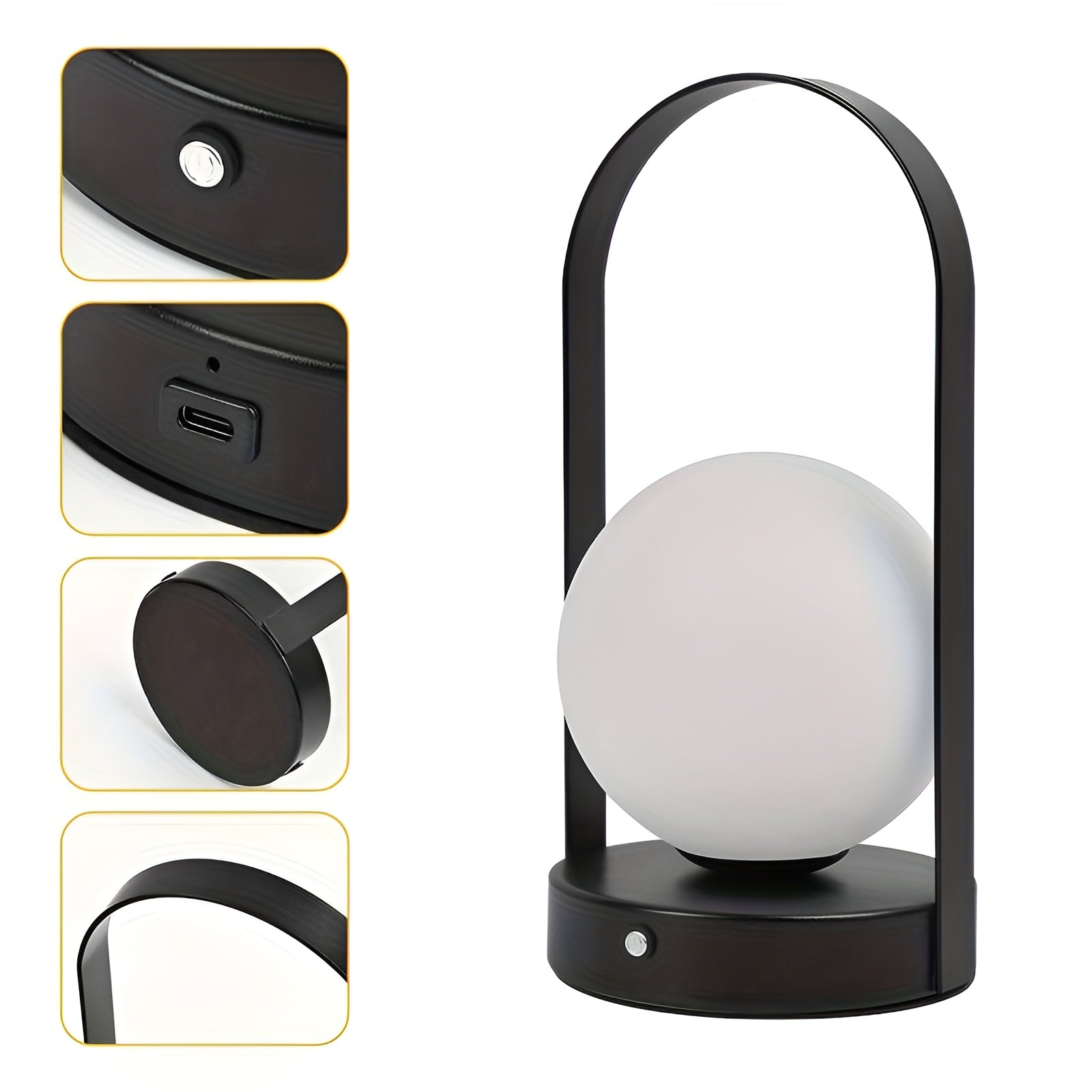 MEELANO Trådløs Bordlampe Med Lang Batteritid Til Hjemmet Og Kontor