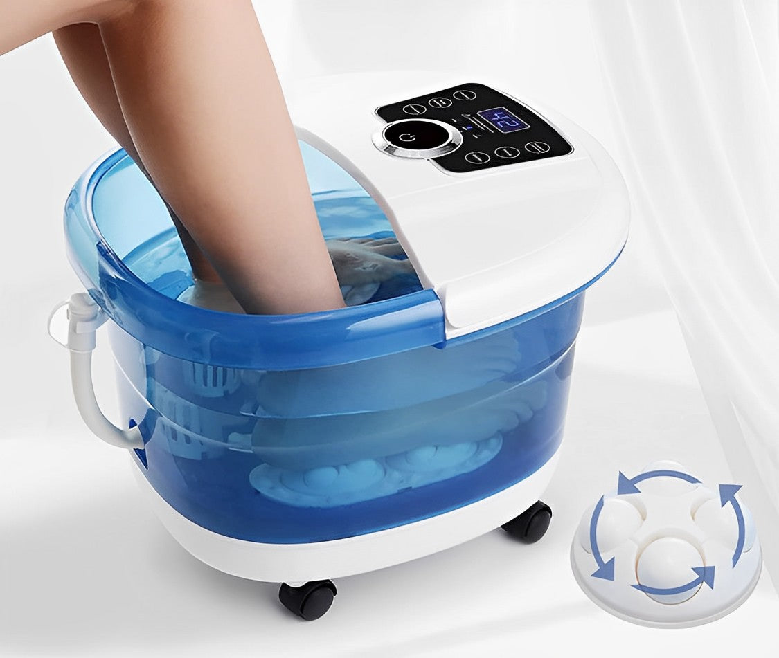 MEELANO Bedst Bedømt Hydroterapi Fodspa-Massageapparat Med Varme Default