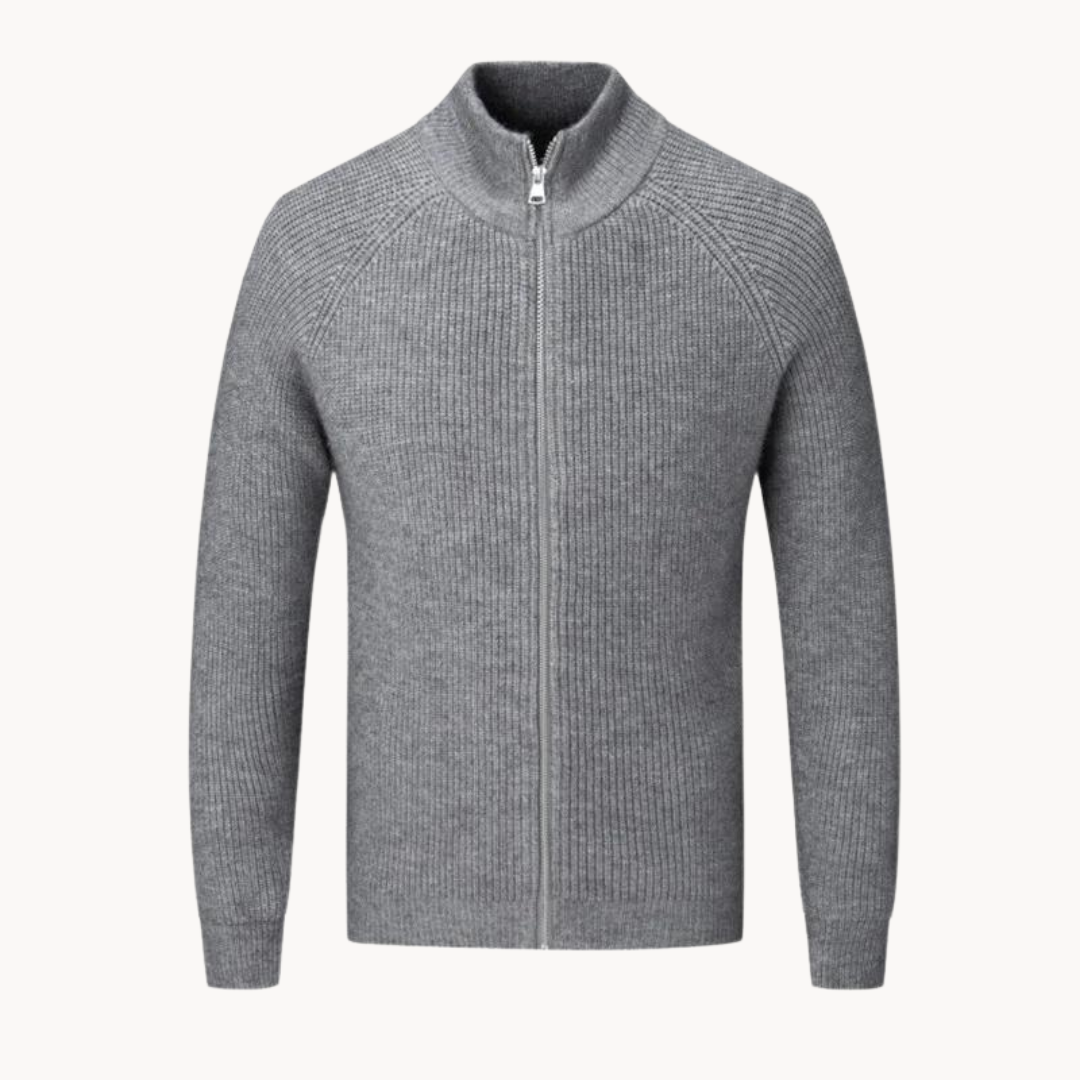 Bellivaro | Herre Cardigan med Lynlås 1