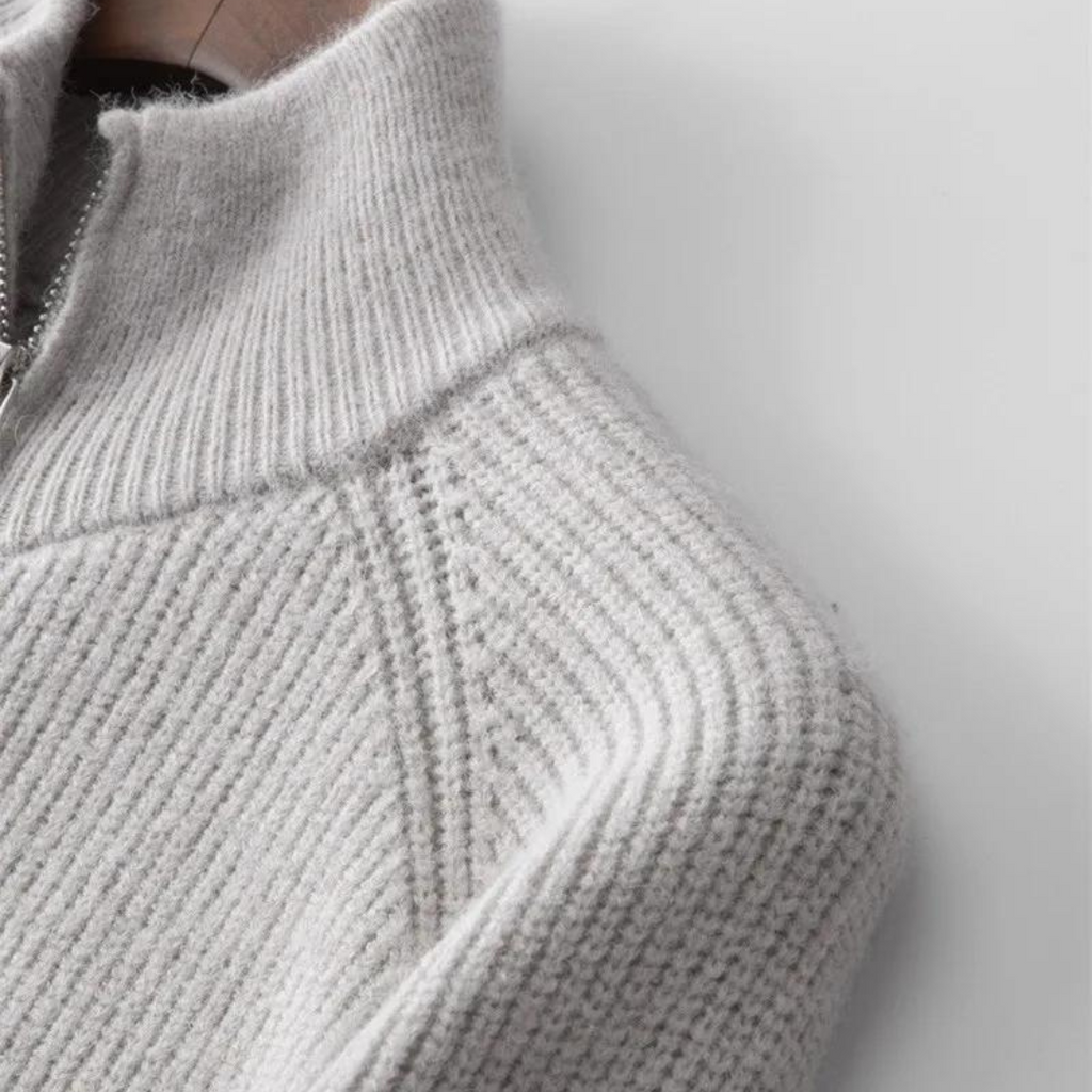 Bellivaro | Herre Cardigan med Lynlås 8
