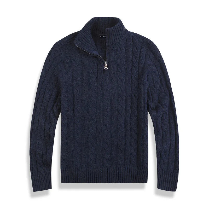 Bellivaro | Herre Old Money Half-Zip Trøje | Klassisk Langærmet 6