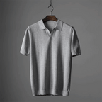 Bellivaro | Strikket Polo T-shirt til Mænd – Åndbar & Stilren Komfort 1