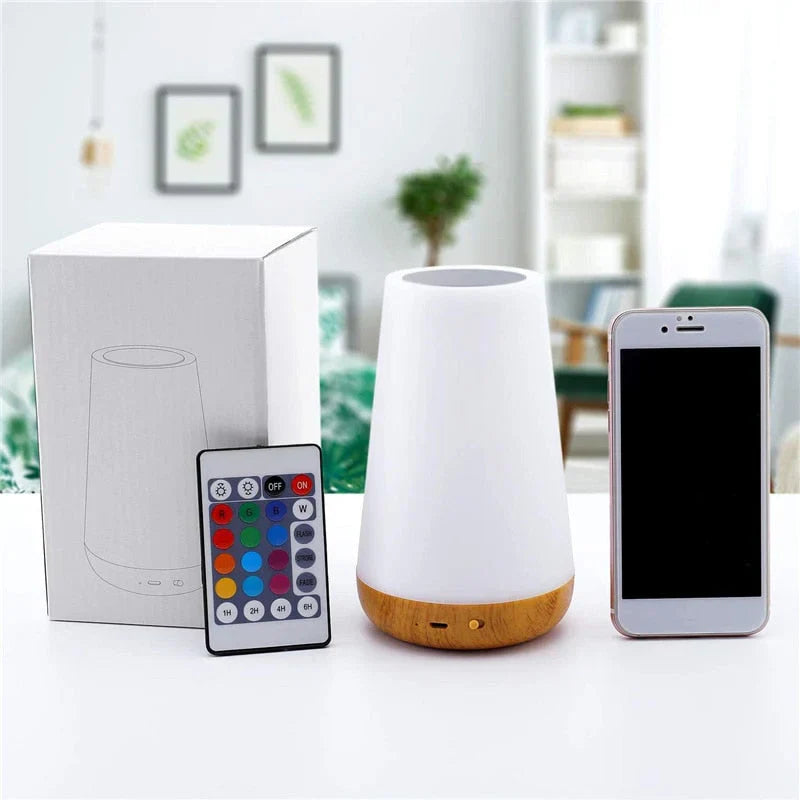 MEELANO Beroligende Og Magisk Natlampe Til Soveværelset Med Touchkontrol For Afslapning Atmosfære Og Rolig Stemning