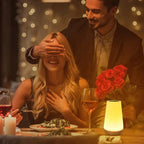 MEELANO Beroligende Og Magisk Natlampe Til Soveværelset Med Touchkontrol For Afslapning Atmosfære Og Rolig Stemning