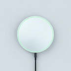 MEELANO Trådløs Oplader 30W – Trådløs Hurtiglader Ladestation til iPhone, Samsung & Xiaomi, Hvid eller Sort – QuickCharge Alynic Trådløs 2