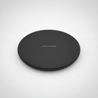 MEELANO Trådløs Oplader 30W – Trådløs Hurtiglader Ladestation til iPhone, Samsung & Xiaomi, Hvid eller Sort – QuickCharge Sort Uden Kabel
