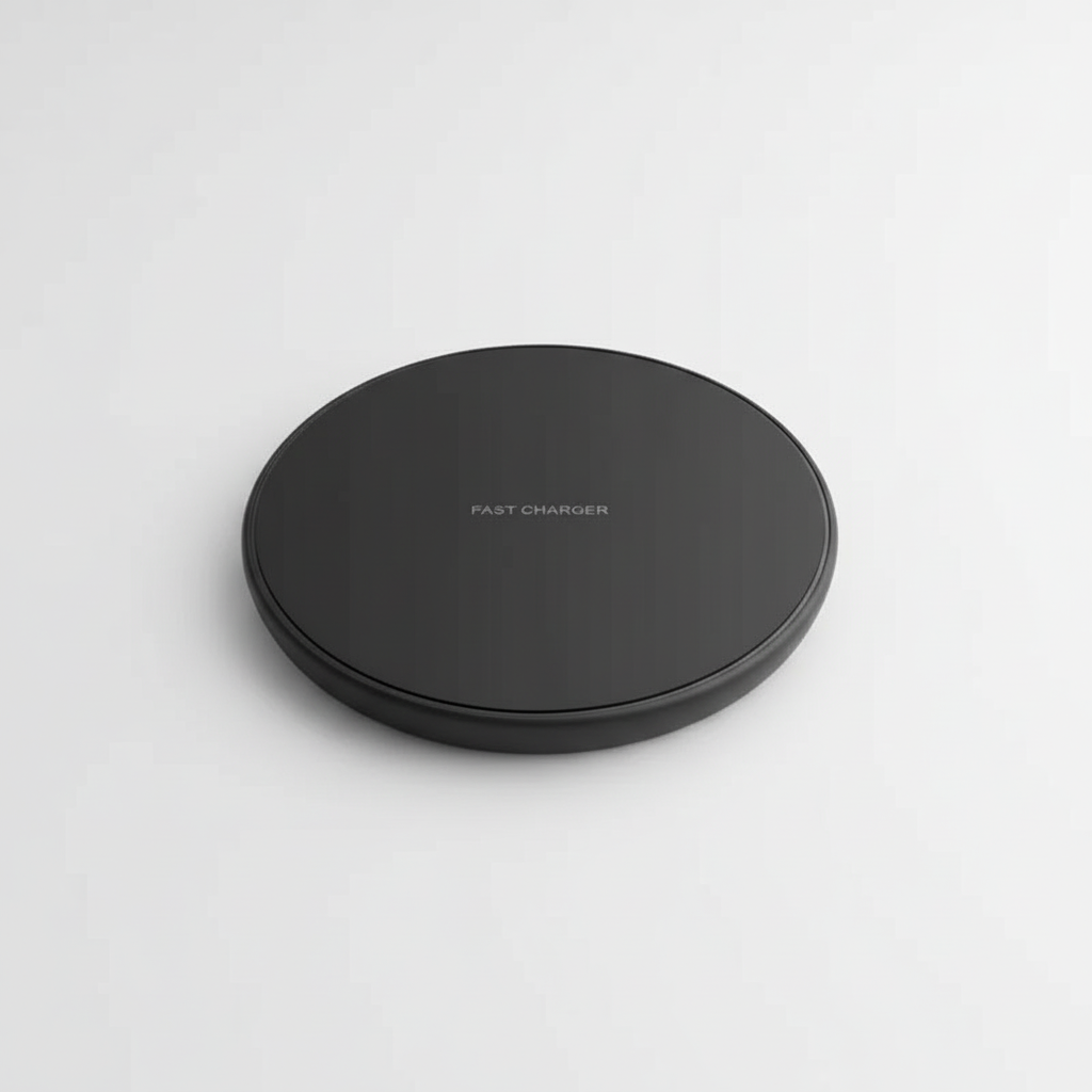 MEELANO Trådløs Oplader 30W – Trådløs Hurtiglader Ladestation til iPhone, Samsung & Xiaomi, Hvid eller Sort – QuickCharge Sort Med Kabel