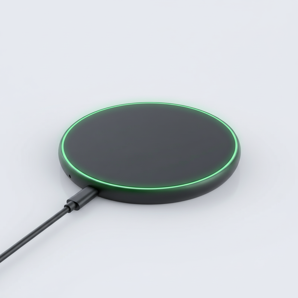 MEELANO Trådløs Oplader 30W – Trådløs Hurtiglader Ladestation til iPhone, Samsung & Xiaomi, Hvid eller Sort – QuickCharge Alynic Uden Kabel 1