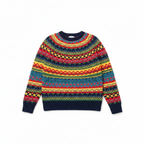 MEELANO Zahara | Dame Blød Striktrøje med Rund Hals - Oversized Varm Pullover