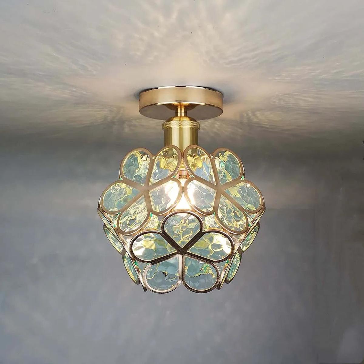 MEELANO Blomsterglas loftslampe