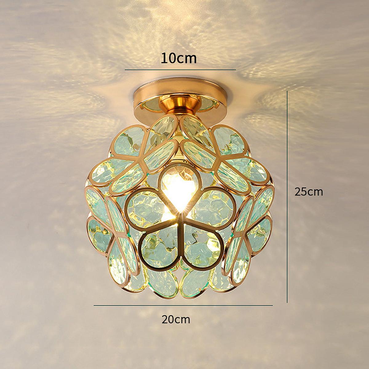 MEELANO Blomsterglas loftslampe