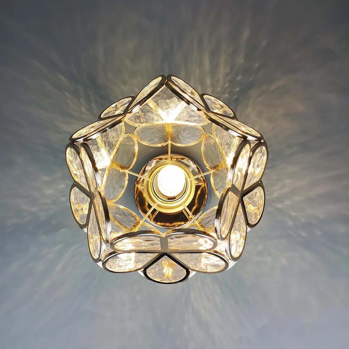 MEELANO Blomsterglas loftslampe