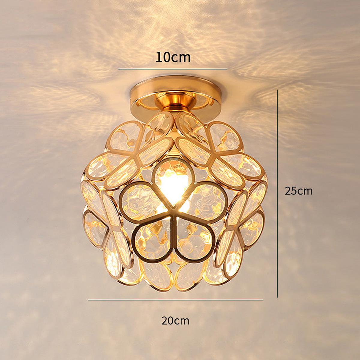 MEELANO Blomsterglas loftslampe