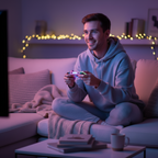 Trådløs Bluetooth Joystick Til Nintendo Switch – LED-Håndtag I Unikke Farver