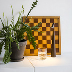 MEELANO Bordlampe Uden Ledning Aluminium Minimalistisk Design