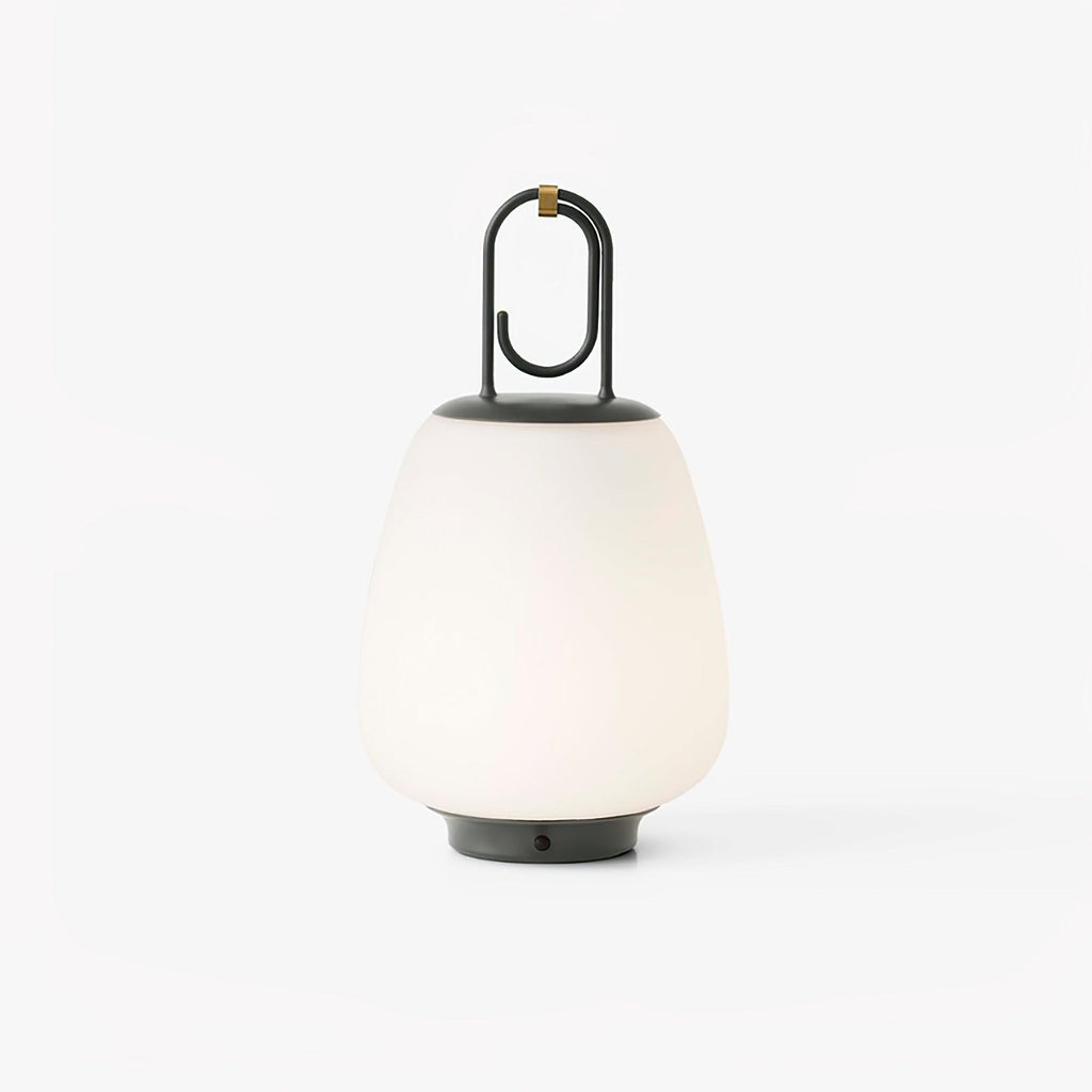 MEELANO Bordlampe Uden Ledning Metal Glas Opladbar Design