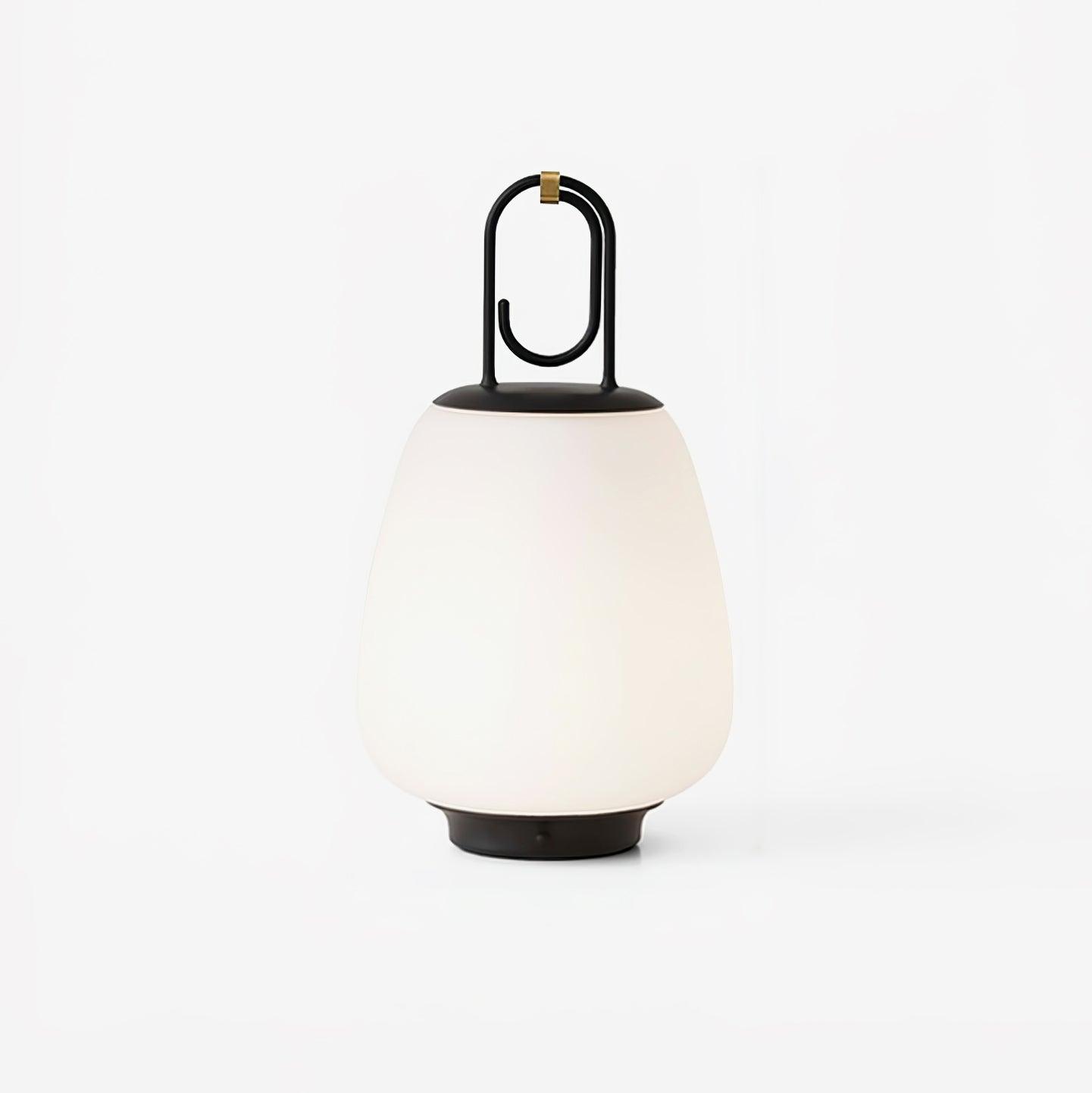 MEELANO Bordlampe Uden Ledning Metal Glas Opladbar Design