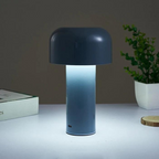 MEELANO Bordlampe Uden Ledning Svampe Design Akryl Jern