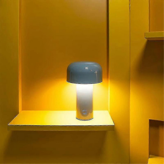 Bordlampe Uden Ledning Svampe Design Akryl Jern 2