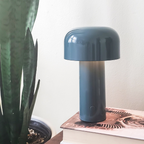 MEELANO Bordlampe Uden Ledning Svampe Design Akryl Jern