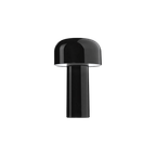 MEELANO Bordlampe Uden Ledning Svampe Design Akryl Jern Sort