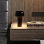 MEELANO Bordlampe Uden Ledning Svampe Design Akryl Jern