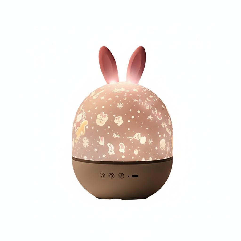 MEELANO Børns stjernehimmel natlysprojektor med musik