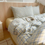 MEELANO Geometrisk bomuldsdynebetræk i 100% blød bomuld – moderne sengetøjssæt med pudebetræk, 400TC 10