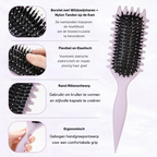 MEELANO Brosse De Coiffage Pour Cheveux Bouclés Pour Boucles Parfaites Sans Effort
