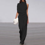 MEELANO Amore | Jumpsuit til damer – Ærmeløs Design, Løs Pasform & Moderne Silhuet Sort