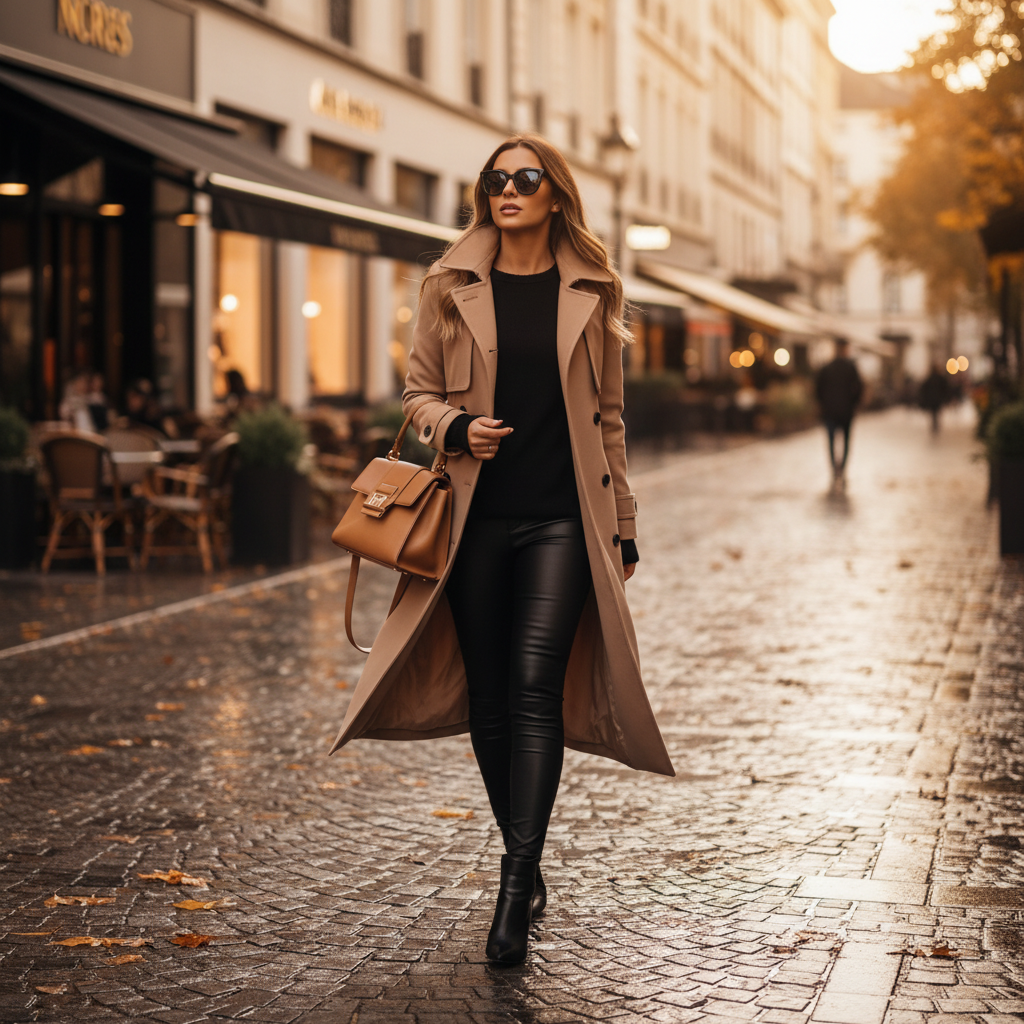 MEELANO Dame Elegant Vinterjakke - Vandtæt og stilfuld