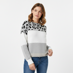 MEELANO Ēden | Dame Elegant Striktrøje med V-Hals - Finstrikket Pullover i Uldblanding