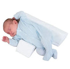 MEELANO Baby Sideliggekile – Trekantet Positioneringskile med Justerbar Bredde – Memoryfoam, Åndbar & Vaskbar – 0-12 Måneder (Under Opsyn)