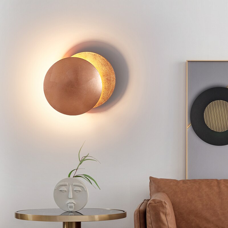 MEELANO Kunstnerisk LED Væglampe Med Unikt Vægdesign Til Boligen