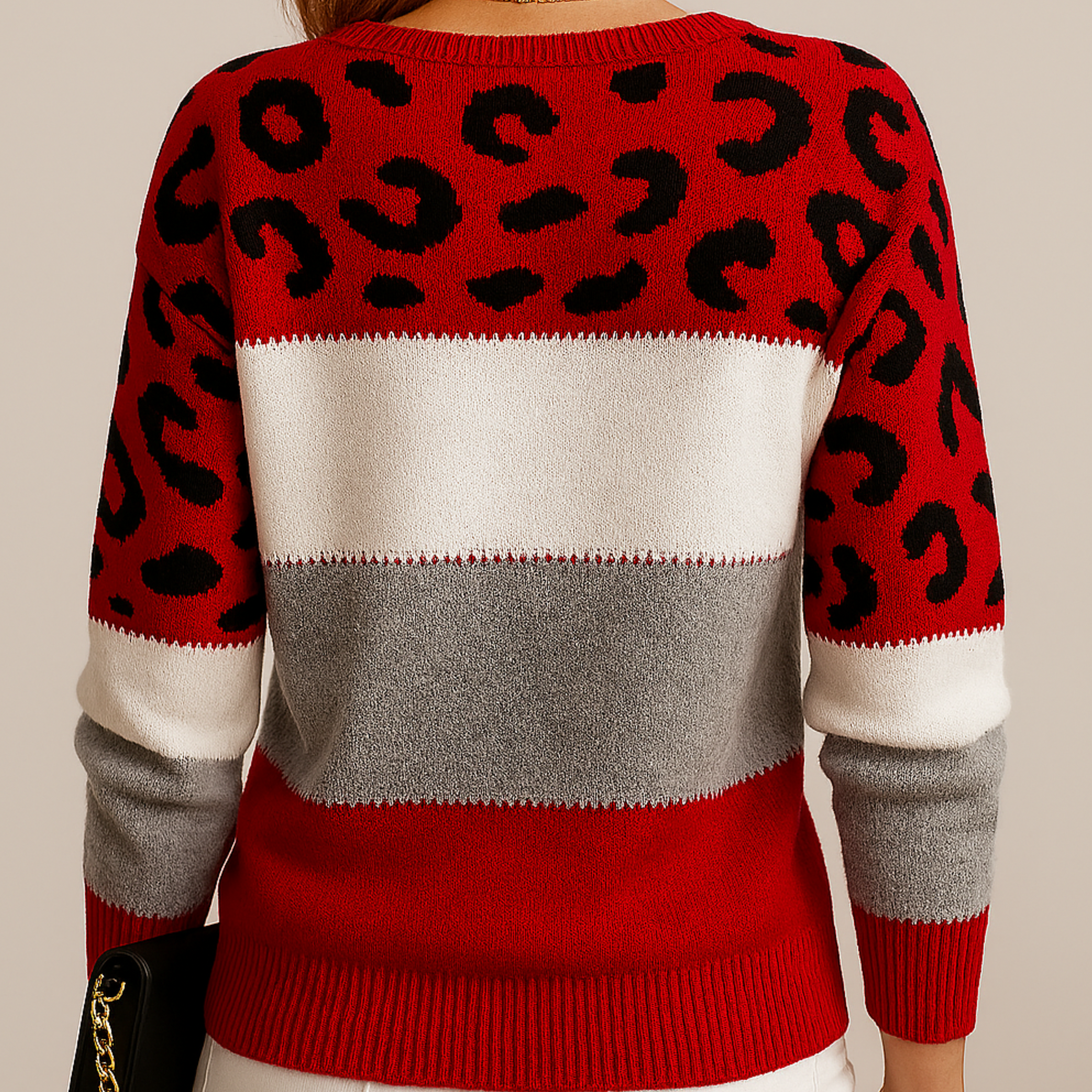 MEELANO Ēden | Dame Elegant Striktrøje med V-Hals - Finstrikket Pullover i Uldblanding