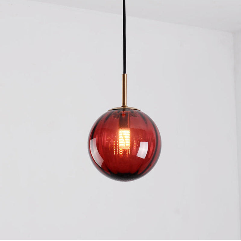 MEELANO Charmine pendellampe Rød