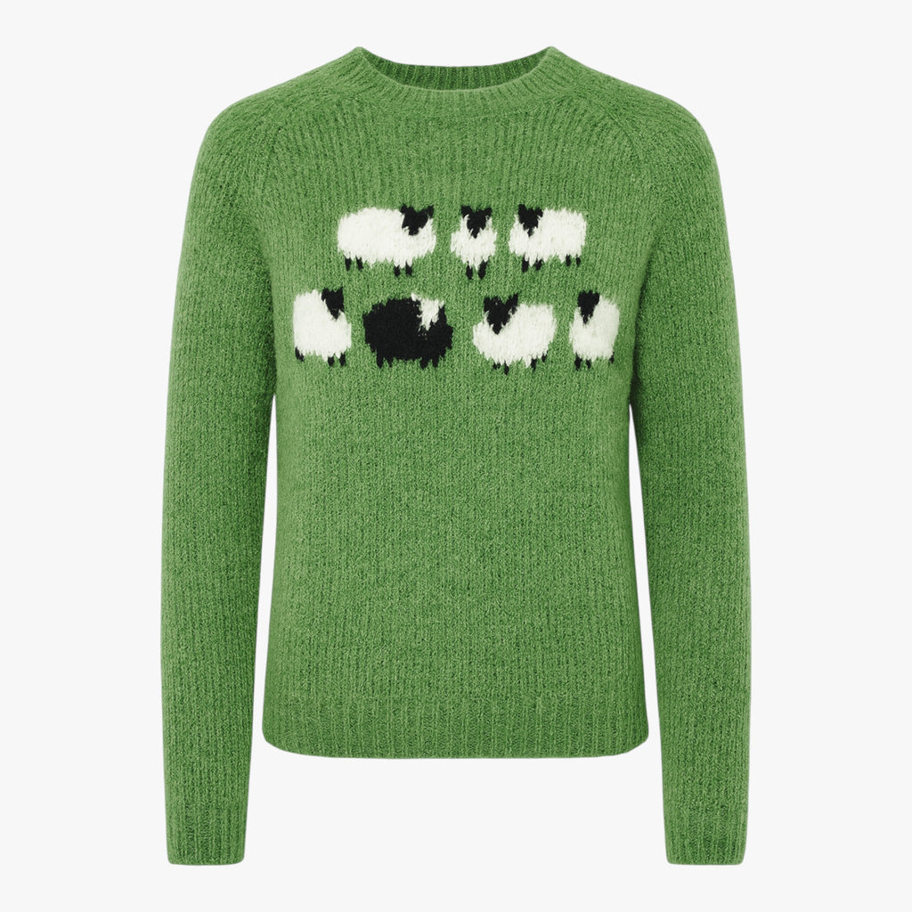 Poppy - Retro Stilfuld og Komfortabel Chik Sweater - - Cardigan