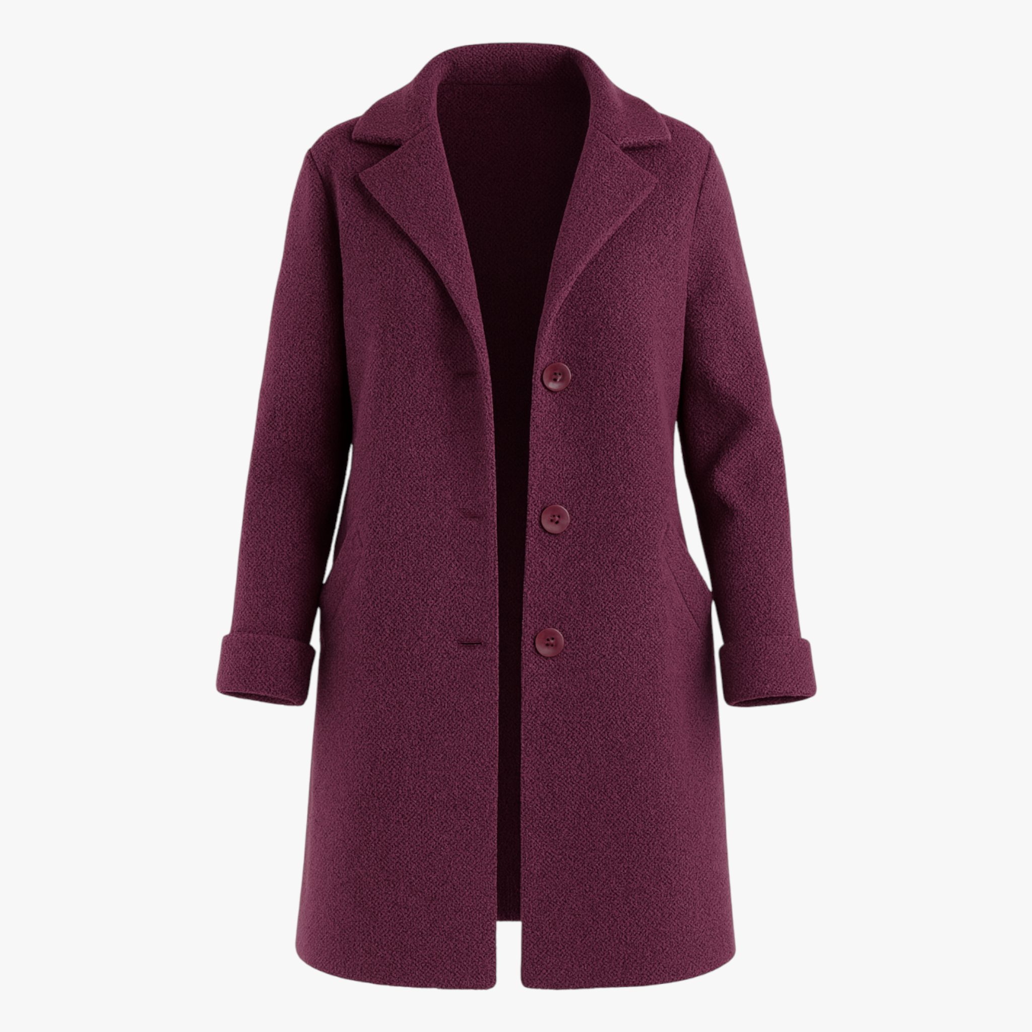 Milena | Uldjakke - Modebevidst og varm - Brun - Jacket