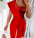 MEELANO Isana | Damejumpsuit | Modernity rød