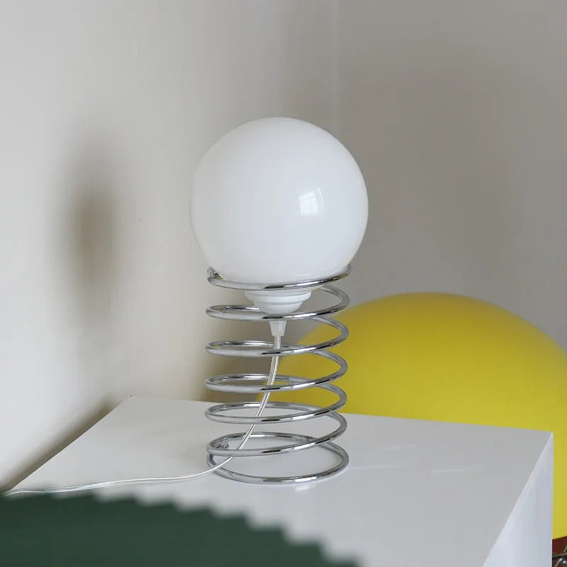 MEELANO Chippendale bordlampe Sølv