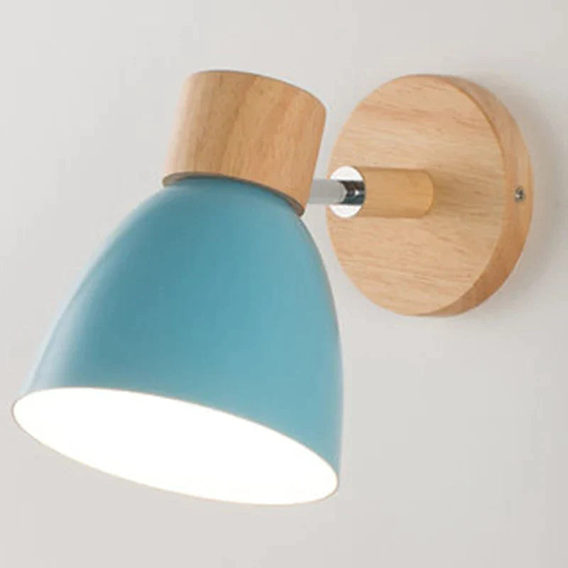 MEELANO ChromaWood | Stilfuldt Nordisk Design Væglampe Blå